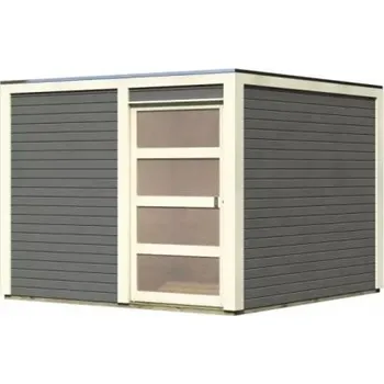 Zahrada dřevěný domek KARIBU QUBIC 2 (89394) terragrau