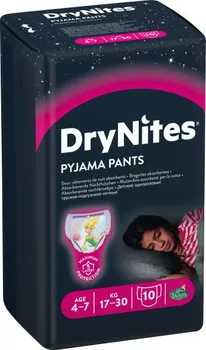 Plenkové kalhoty Huggies Drynites Pyjama Pants Girls 17-30 kg 10 ks