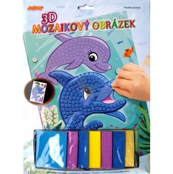 Mozaiková sada Kreativní mozaika 3DM-EP100 Delfíni