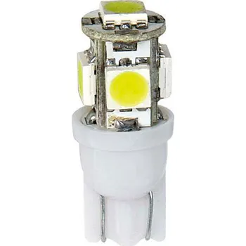 Povinná bezpečnostní výbava Lampa Hyper Led15 5 SMD x 3 chips T10 12V W2,1x9,5d 5W 2ks autožárovka Hyper Led