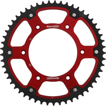 Řetězová sada pro motocykl Řetězová rozeta SUPERSPROX STEALTH RST-210:53-RED červená 53 zubů, 520