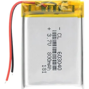 Li-Pol baterie 800mAh, 3.7V, 603040