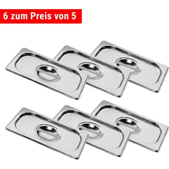 Dóza na potraviny G.Gastro Nerezové GN víko 1/4