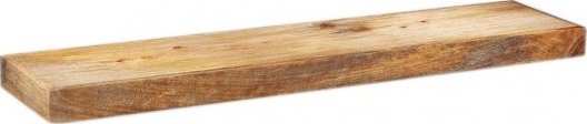 Indický nábytek - Police na zeď Hina 100x22 z mangového dřeva Mango natural