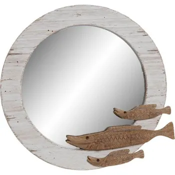 Zrcadlo Zrcadlo "RYBKY" dřevo 41.5x4x40cm