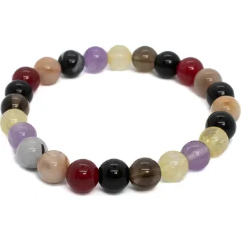 Souprava šperků Náramek ametyst záhněda a citrín