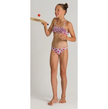 Dívčí plavky ARENA - DÍVČÍ PLAVKY BANDEAU ROUCHE 0030841046-7Y