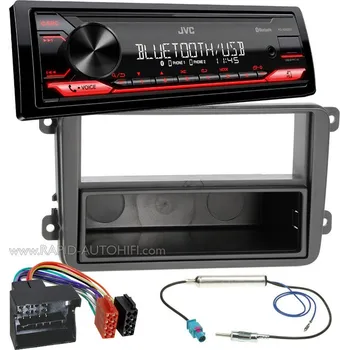 Autorádio Autorádio VW Passat B6 Passat B7 JVC KD-X282BT Bluetooth s instalační sadou