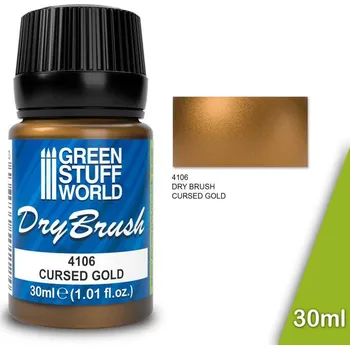 Plastikový model Metallic Dry Brush – Cursed Gold (30 ml)