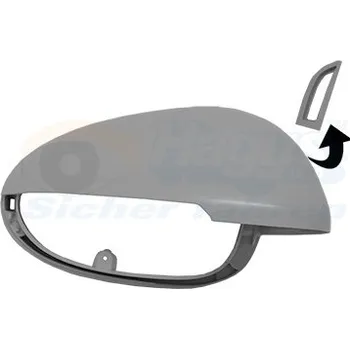 Auto zrcátko Kryt, vnější zrcátko VAN WEZEL 7421846