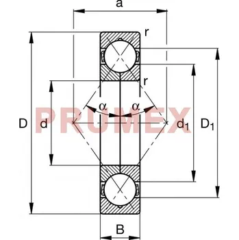 FAG QJ 310-XL-MPA-T42A čtyřbodové ložisko