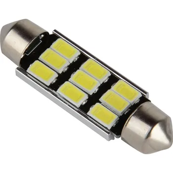 Autožárovka LED 9x 5730 SMD SUFIT Hliníkové chlazení, CANBUS - 41mm, Bílá