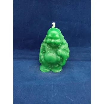 Svíčka Svíčka figurální Buddha zelený