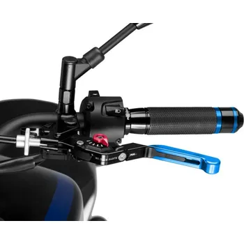 Páčka spojky bez adaptéru PUIG 3.0 24ANR rozšiřitelná skládací modrá/červená