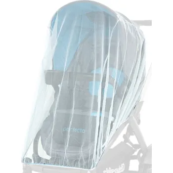 Přeprava dětí CHIPOLINO Univerzální moskytiéra na kočárek - bílá