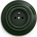 KliKlap - Vyrobeno v ČR Zásuvka v odstínu kachlově zelená Rámeček Krajní