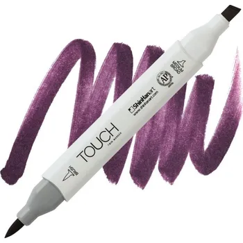 Lihová fixa TOUCH oboustranná Brush & Chisel, P283 Purple deep