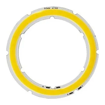 LED páska COB LED Dioda ⌀70mm, 7W, Teplá bílá