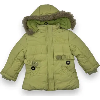 Dívčí bunda Picken Dívčí limetková zimní bunda Barva: Olivová, Velikost: 104
