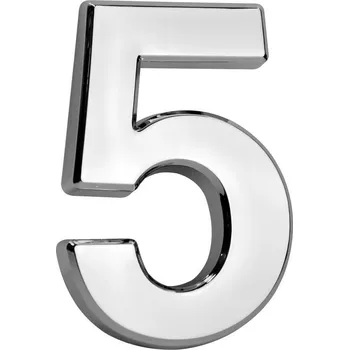 Domovní cedule MagicHome Domovní číslo 5 samolepící 70 x 100 mm