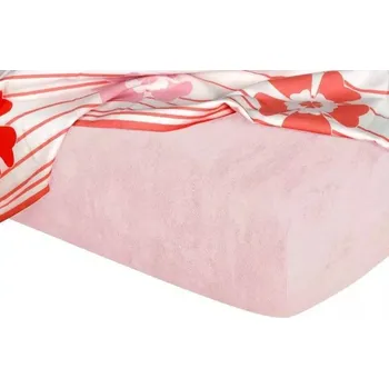 Prostěradlo Prostěradlo Froté prostěradlo pudrové