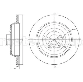 Brzdový kotouč Brzdový kotouč METELLI 23-1011C