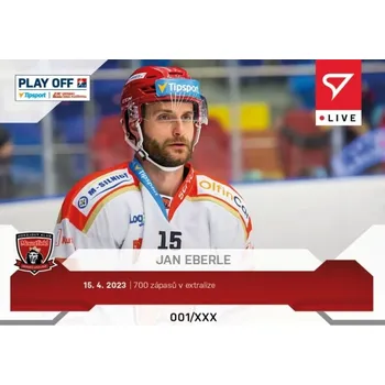 Karetní hra Hokejová karta Tipsport ELH 2022-2023 - L-119 Jan Eberle