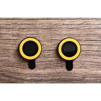 Příslušenství k fotoaparátu mobilního telefonu Barevná ochranná sklíčka na čočky – iPhone 12 mini, 2 ks, žlutá (Stylová ochrana pro čočky – bezpečí a originalita v jednom doplňku)