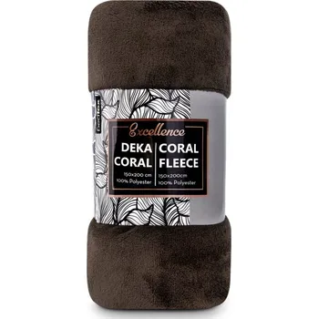 deka DEKA MIKROPLYŠ 150X200 HNĚDÁ