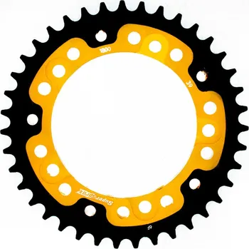 Řetězová sada pro motocykl Rozeta SUPERSPROX STEALTH RST-1800:39-GLD zlatá 39 zubů, 530