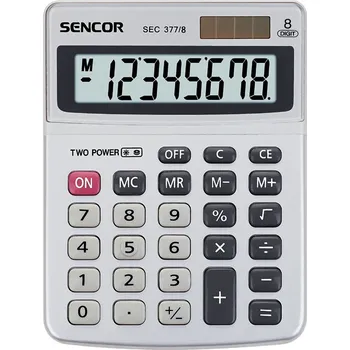 Kalkulačka Sencor SEC 377 stolní kalkulačka displej 8 míst