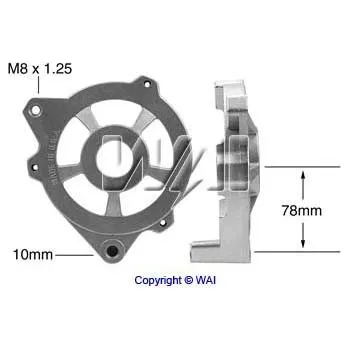 Přední víko alternátoru - Delco 10477178