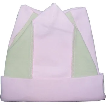Čepice Dětská bavlněná čepice Pepa sv. růžová, vel. 48-50 cm