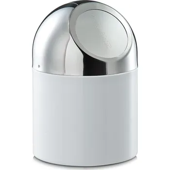 Odpadkový koš Stolní odpadkový koš, nerez/kov, Bílý 27203