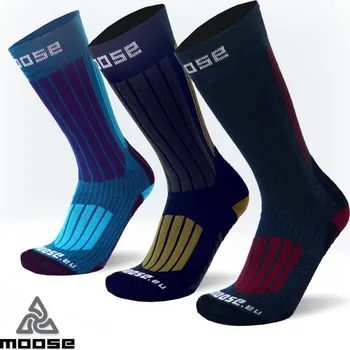 Pánské termo ponožky TREK turistické merino ponožky Moose