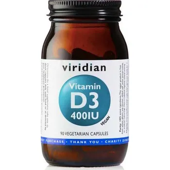 Fitness strava EXP. 16/7/2023 - Vitamin D3 400iu 90 kapslí - Viridian