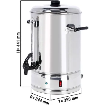 Kávovar G.Gastro Perkolátor na kávu - 10L | Kávovar | Bojler na kávu | Dávkovač kávy