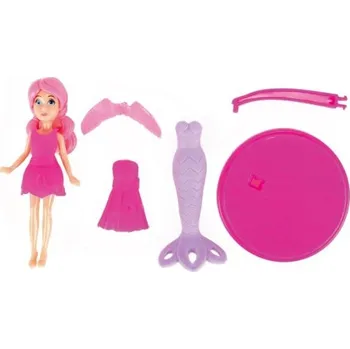 Panenka Teddies Panenka - víla s křídly (9cm) - růžová