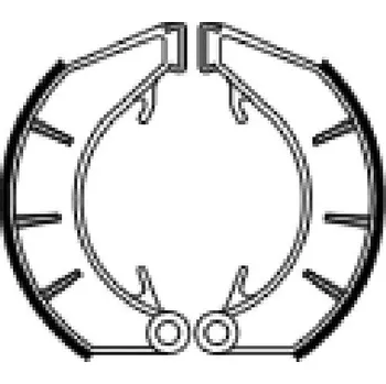 Auto-moto Brzdové čelisti FERODO 225129220