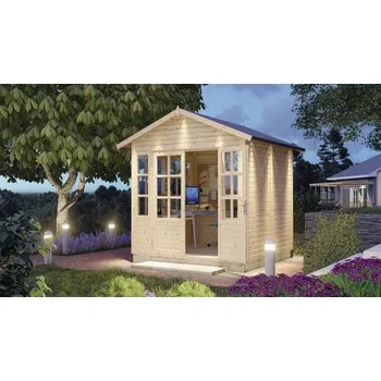 Zahradní domek Dřevěný zahradní domek Bertilo She Shed Teahouse 234 x 226 cm přírodní