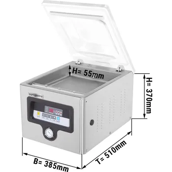 Vakuovačka G.Gastro Vakuová svářečka 10 m³/h