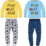 Lví král - licence Chlapecké pyžamo - Lví král 52049897, žlutá / šedé kalhoty Barva: Žlutá, Velikost: 128