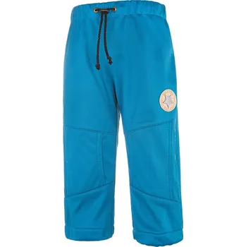 Chlapecké kalhoty Little Angel kalhoty softshell STRETCH - petrolej Velikost: 128
