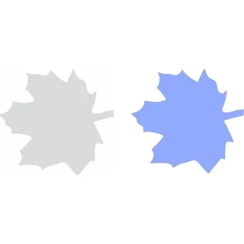 Odpuzovač zvířat Traiva UV silueta javorového listu na okna 148 x 210 mm