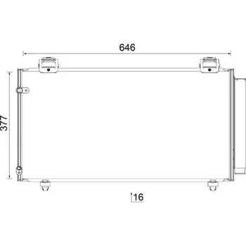 Výparník klimatizace Kondenzátor, klimatizace MAHLE AC 797 000S