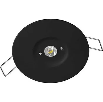 PN35200027 Svítidlo vestavné CARPO CORRIDOR LED nouzové 3W, 3h, černá, Panlux