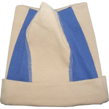 Čepice Dětská bavlněná čepice Pepa hnědá, vel. 48-50 cm