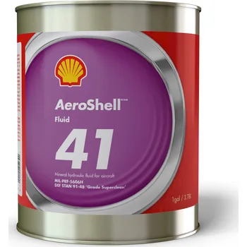 SHELL AEROSHELL FLUID 41 - 5L (Minerální hydraulický olej pro mazání v leteckém či armádním odvětví)