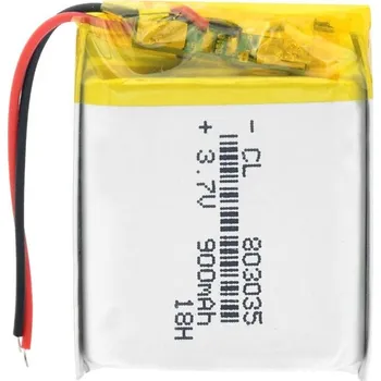 Li-Pol baterie 900mAh, 3.7V, 803035