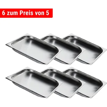 Dóza na potraviny G.Gastro Nerezová GN nádoba 2/3 - hloubka: 20 mm